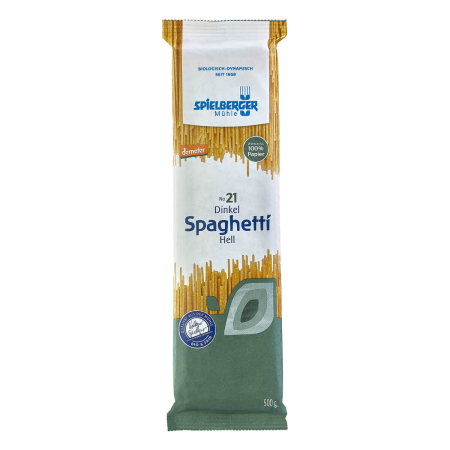 Spielberger Mühle - Dinkel Spaghetti Hell demeter - 500 g