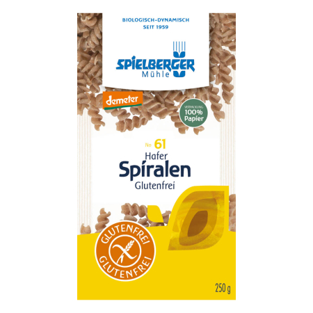 Spielberger Mühle - Hafer Spiralen glutenfrei demeter - 250 g