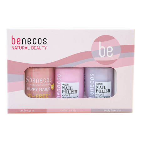 benecos - Geschenkset Nagellack Pretty in Pastel - 1 Set