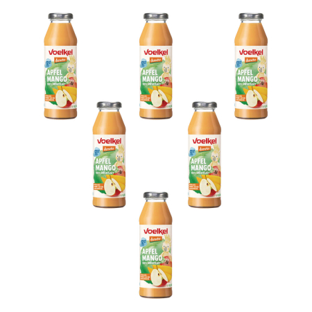 Voelkel - Saft Apfel Mango nach dem 12. Monat - 0,28 l - 6er Pack