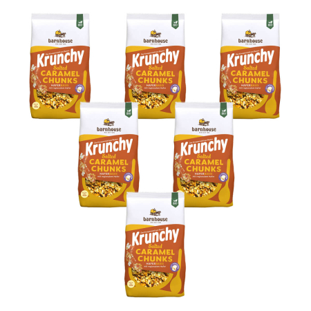 Barnhouse - Krunchy Salted Caramel Chunks - 500 g - 6er Pack