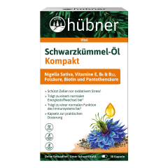 Hübner - SchwarzkümmelÖl Kompakt - 24 g