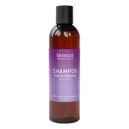 benecos - Natural Basics Shampoo Glanz & Reparatur - 250 ml