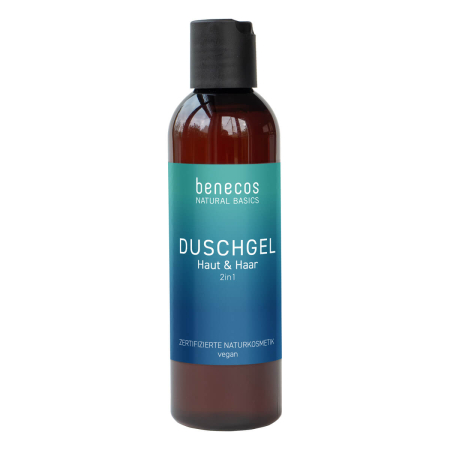 benecos - Natural Basics Duschgel 2in1 Haut & Haar - 200 ml