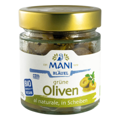 MANI Bläuel - Grüne Oliven al naturale in...