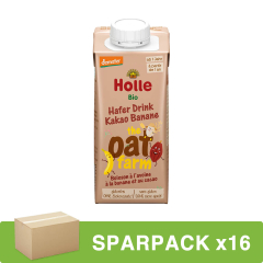 Holle - Haferdrink Kakao Banane bio - 200 ml - 16er Pack