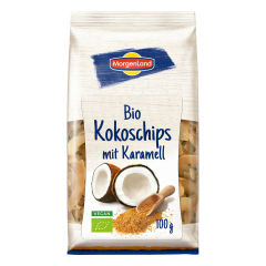 MorgenLand - Kokoschips Karamell bio - 100 g
