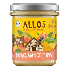 Allos - Streichgenuss Papaya Mango Curry - 175 g
