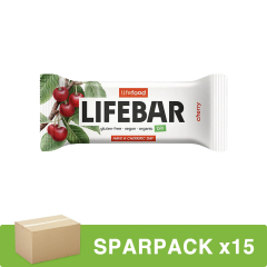 Lifefood - Lifebar Kirsche Riegel bio - 40 g - 15er Pack