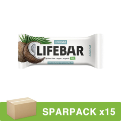 Lifefood - Lifebar Kokos Riegel bio - 40 g - 15er Pack