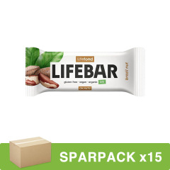 Lifefood - Lifebar Brazil Nuss Riegel bio - 40 g - 15er Pack