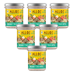 Allos - Streichgenuss Meerrettich Apfel - 175 g - 6er Pack
