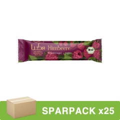 Lubs - Himbeer Fruchtriegel bio - 30 g - 25er Pack