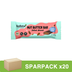 foodloose - Nut Butter Bar Salted Almond - 28 g - 20er Pack