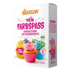 Biovegan - Lebesmittelfarbe Farbspaß aus 6 Farben a 8 g -...