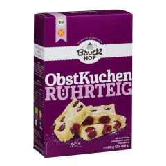 Bauckhof - Obstkuchen Rührteig glutenfrei bio - 0,4 kg