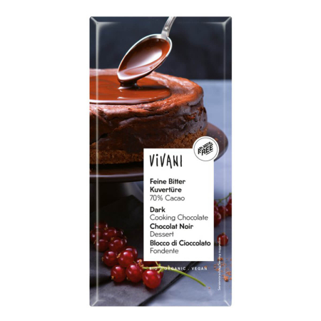 Vivani - Feine Bitter Kuvertüre 70% Cacao - 200 g