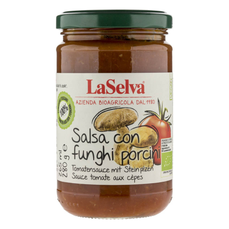 LaSelva - Tomatensauce mit Steinpilzen - 280 g