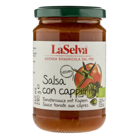 LaSelva - Tomatensauce mit Kapern - Salsa con capperi - 280 g