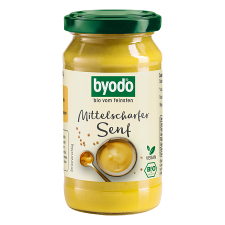 Byodo - Mittelscharfer Senf - 200 ml