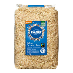 Davert - Echter Basmati Reis Vollkornreis demeter - 1 kg