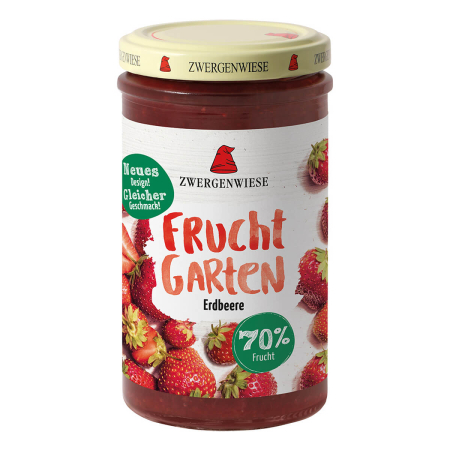 Zwergenwiese - FruchtGarten Erdbeere Fruchtaufstrich - 225 g