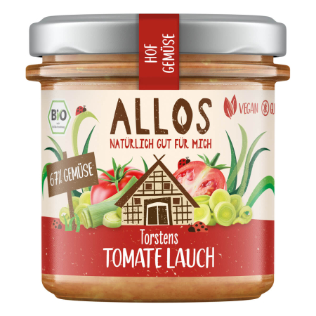 Allos - Hof-Gemüse Torstens Tomate-Lauch-Aufstrich - 135 g