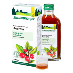 Schoenenberger - Acerola Naturtrüber Fruchtsaft bio - 200 ml