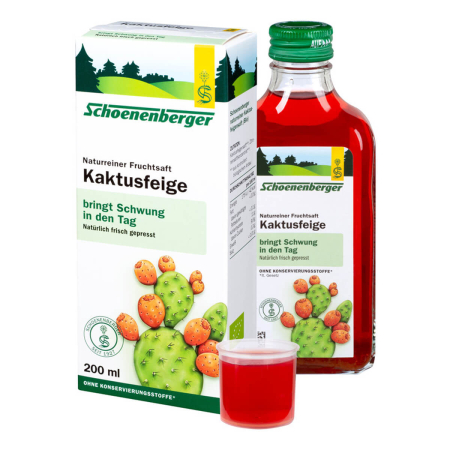 Schoenenberger - Kaktusfeige naturreiner Fruchtsaft bio - 200 ml