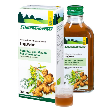 Schoenenberger - Ingwer Naturreiner Pflanzentrunk bio - 200 ml