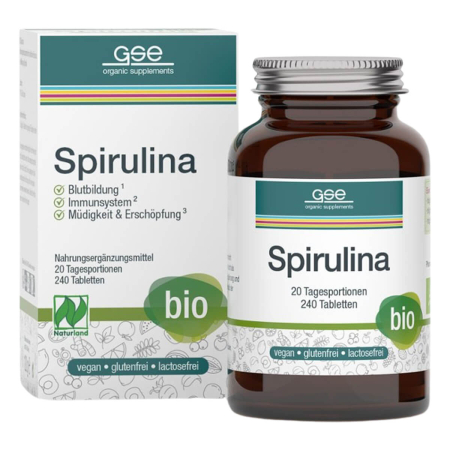 GSE - BIO Spirulina, Tabletten à 500 mg