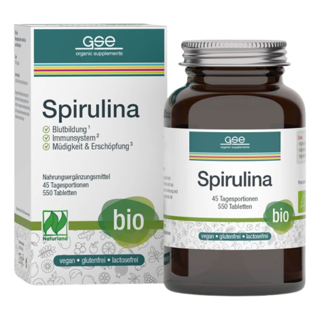 GSE - Spirulina, Tabletten à 500 mg