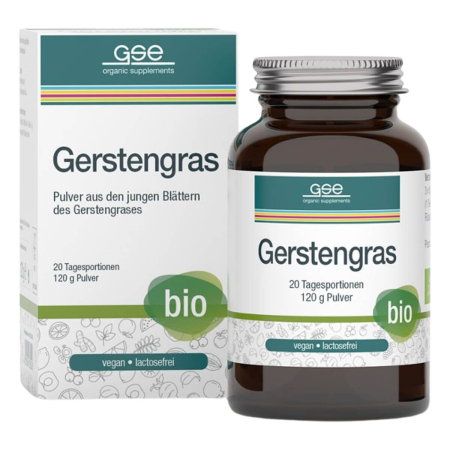 GSE - Gerstengras Pulver - 120 g