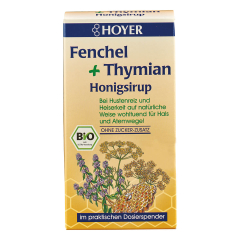 Hoyer - Fenchel und Thymian Honigsirup Bio - 250 g