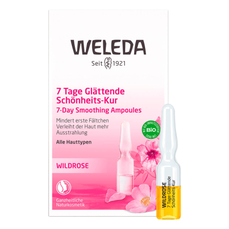 Weleda - Wildrose 7 Tage Glättende Schönheits-Kur - 7x0,8 ml