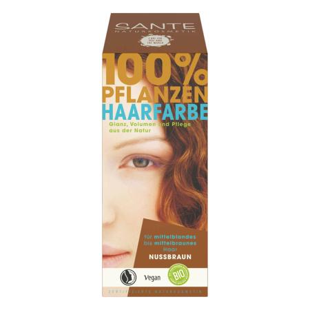 Sante - Pflanzen-Haarfarbe nussbraun - 100 g