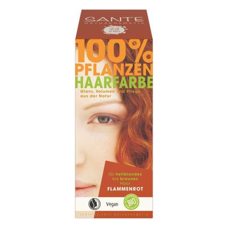 Sante - Pflanzen-Haarfarbe flammenrot - 100 g