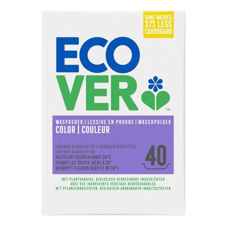 Ecover - Color Waschpulver Konzentrat Lavendel Eukalyptus - 3 kg