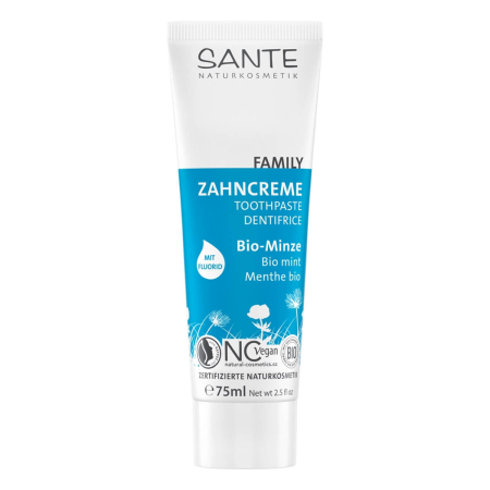 Sante - FAMILY Toothpaste Bio-Minze mit Fluorid - 75 ml