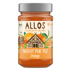 Allos - Frucht Pur 75% Orange Fruchtaufstrich - 0,25 kg