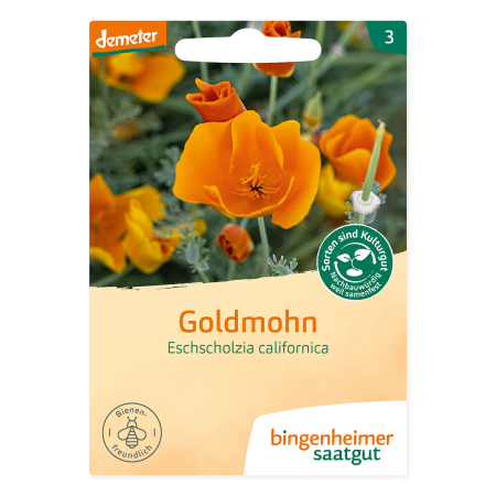 Bingenheimer Saatgut - Goldmohn - 1 Tüte - SALE