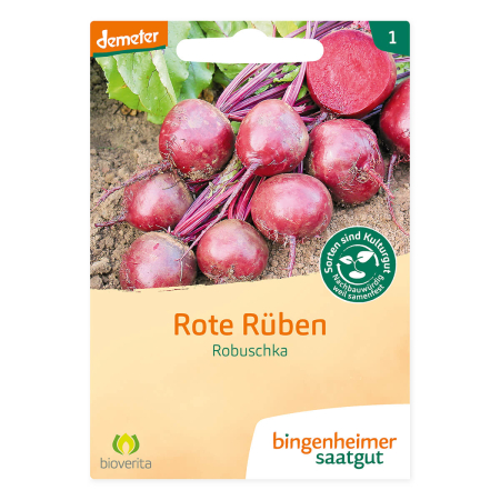 Bingenheimer Saatgut - Rote Bete Robuschka - 1 Tüte