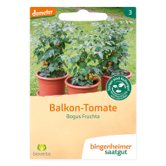 Bingenheimer Saatgut - Balkon-Tomate Bogus Fruchta - 1 Tüte