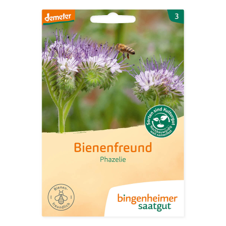 Bingenheimer Saatgut - Bienenfreund Phazelie - 1 Tüte - SALE