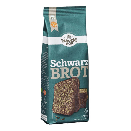 Bauckhof - Schwarzbrot glutenfrei bio - 0,5 kg