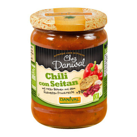 Danival - Chili con Seitan mit Bohnen aus Südwest-Frankreich - 525 g