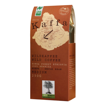 Kaffa Wildkaffee - Kaffa medium Bohne - 250 g