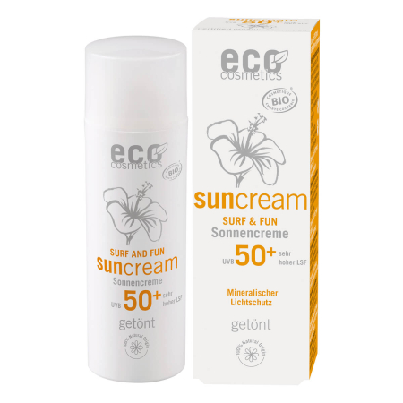 eco cosmetics - Sonnencreme LSF 50+ getönt Surf & Fun - 50 ml
