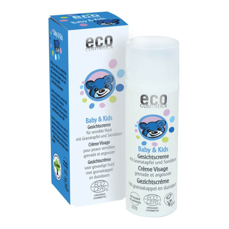 eco cosmetics - Baby und Kids Gesichtscreme mit Granatapfel und Sanddorn - 50 ml