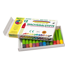 memo - ökoNorm nawaro Wachsmalstifte 12 Farben - 1 Pack